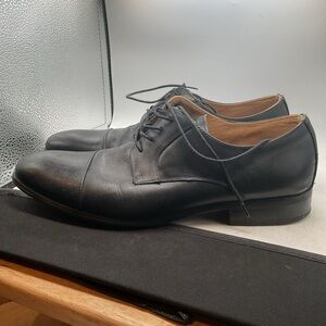 Aldo - Classic Black Leather Men’s Lace-Up Dress Shoes - Size 11